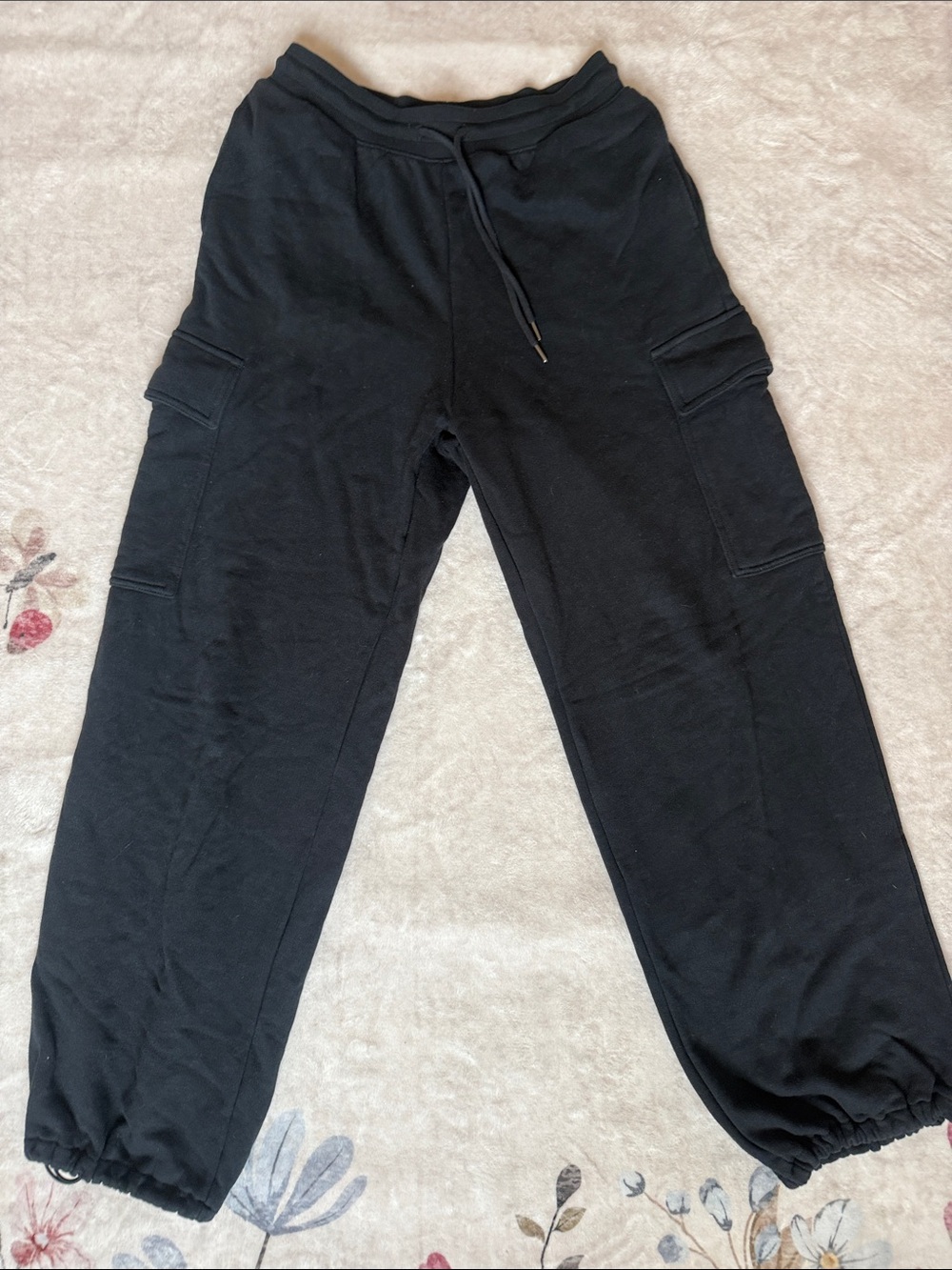 UNIQLO Japan Black Cargo Sweatpants